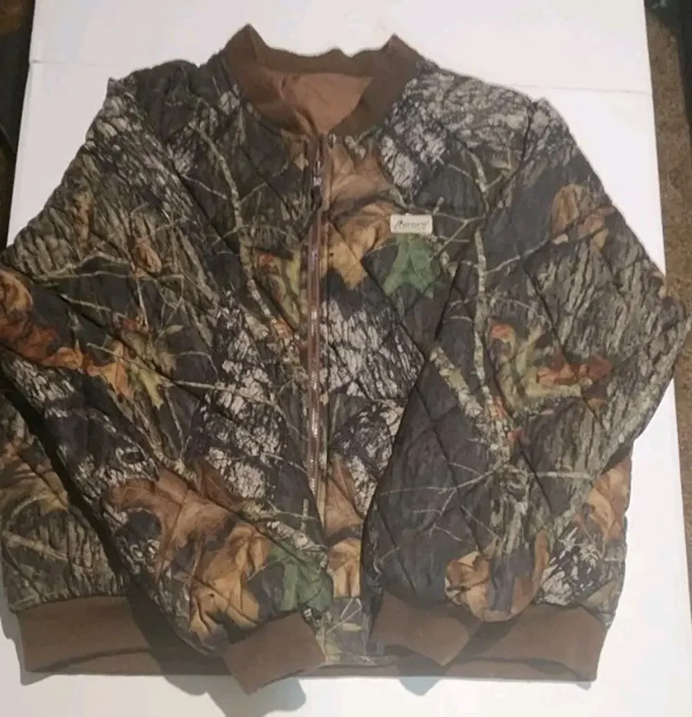 Mount'N Prairie Camo & Brown Reversible Hunting Jacket Size XL